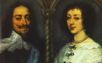 Henrietta and Charles I, portrait by Anthony van Dyck